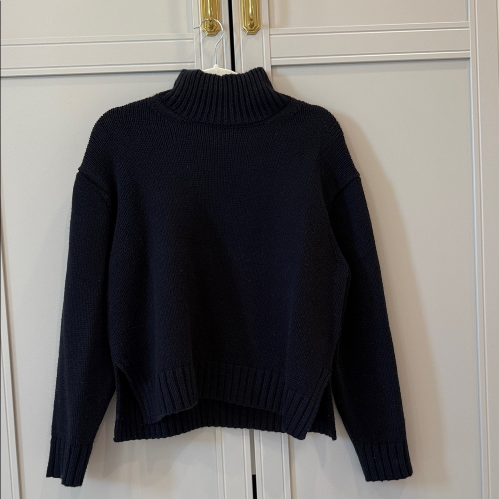 Zara Dark Blue Turtleneck Sweater